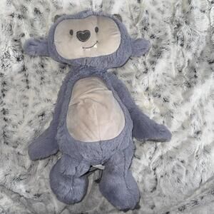 Demdaco Growl Pal Let's Be Brave Purple 16" Plush‎ Fabric Toy Monster Polka Dot